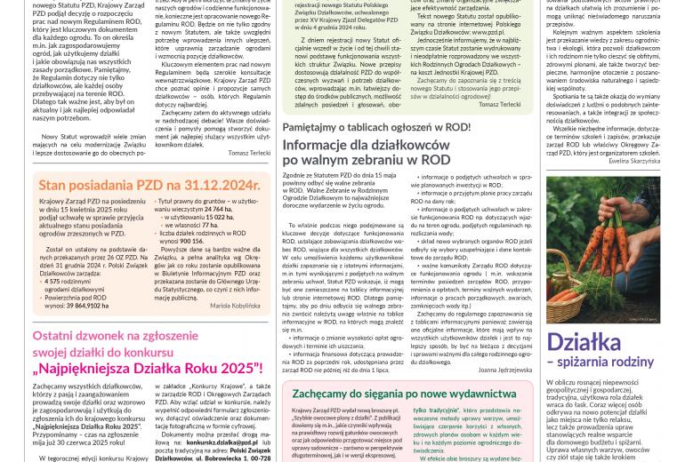 Informator "działkowca" czerwiec 2025
